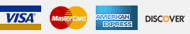 Visa, MasterCard, American Express, Discover